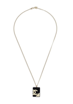 CHANEL Pre-Owned 2005 Cambon Ligne pendant necklace - Gold