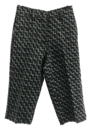 Dolce & Gabbana Pre-Owned 2020s wool cropped trousers - Black