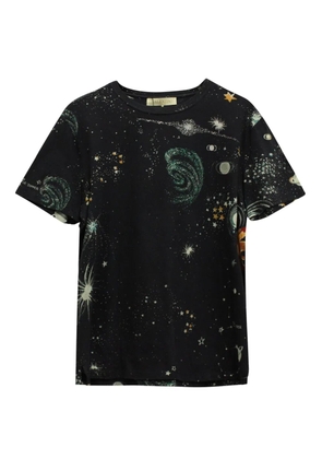 Valentino Pre-Owned Cosmo-print T-shirt - Black