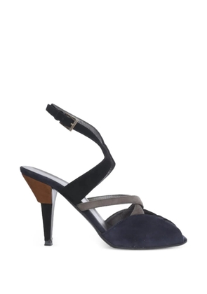 Prada Pre-Owned 80mm leather sandals - Black