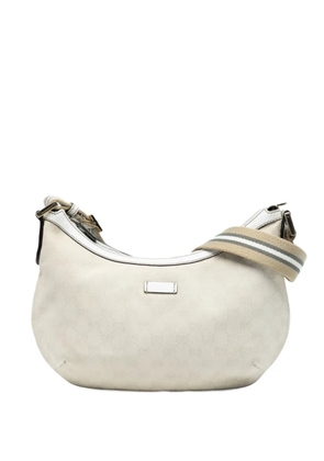 Gucci Pre-Owned 2016-2025 GG Canvas Web crossbody bag - White