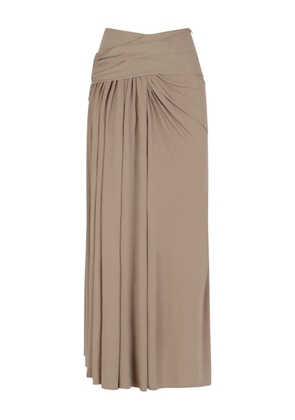 Christopher Esber Aiba draped maxi skirt - Neutrals