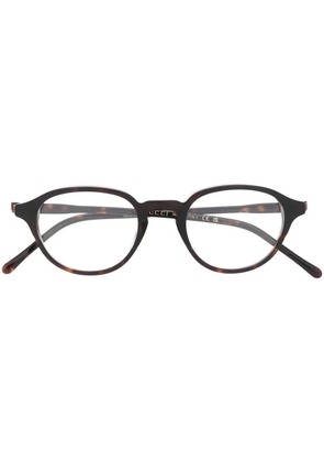 Gucci Eyewear round-frame optical glasses - Brown