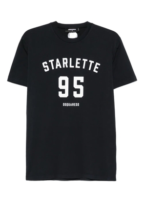 DSQUARED2 lettering-print T-shirt - Black