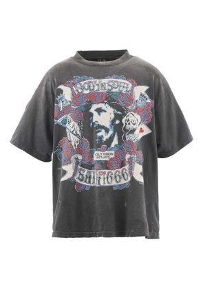 SAINT MXXXXXX Body Soul graphic T-shirt - Grey