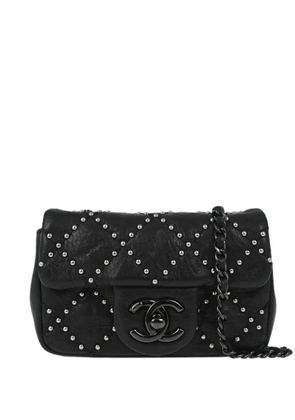 CHANEL Pre-Owned 2014 mini Timeless studded shoulder bag - Black