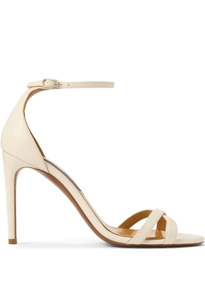 Ralph Lauren Collection 95mm leather sandals - Neutrals