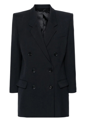 ISABEL MARANT Robine double-breasted cotton blazer - Black
