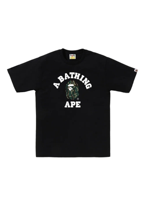 A BATHING APE® Camo College T-shirt - Black