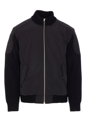 Moose Knuckles contrast-panel bomber jacket - Black