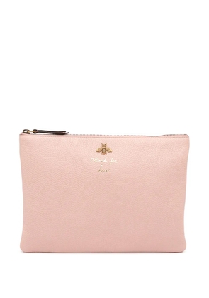 Gucci Pre-Owned 2000-2015 Leather Blind For Love clutch bag - Pink