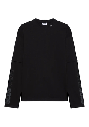 GCDS long-sleeve T-shirt - Black