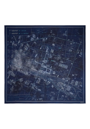 FURSAC map scarf - Blue