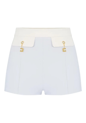 Elisabetta Franchi mock-pocket charm shorts - Blue
