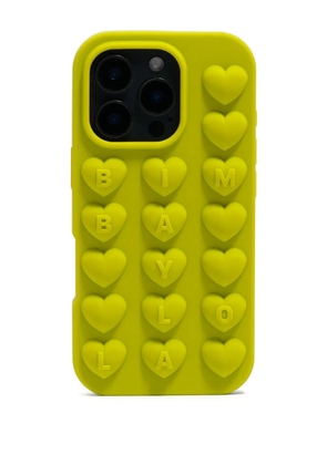 Bimba y Lola heart-embellished iPhone 16 Pro case - Green