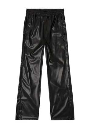 Diesel embroidered-logo trousers - Black