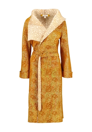 Voyage Et Cie Pre-owned lambskin coat - Gold