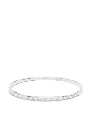 Chopard 18kt white gold Ice Cube diamond bangle - Silver