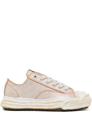 Maison MIHARA YASUHIRO Hank leather sneakers - Brown