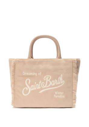 MC2 Saint Barth fringed tote bag - Neutrals