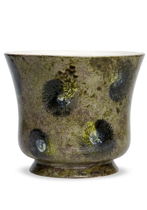 1882 Ltd Jesture 1 abstract-pattern print vase (21cm) - Green