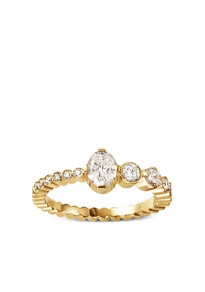 Sophie Bille Brahe 18K yellow gold Ensemble de Sky diamond band ring