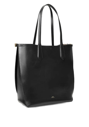 Polo Ralph Lauren double-handle leather tote bag - Black