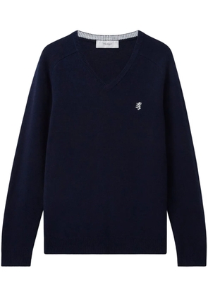 Pringle of Scotland wool v-neck sweater - Blue
