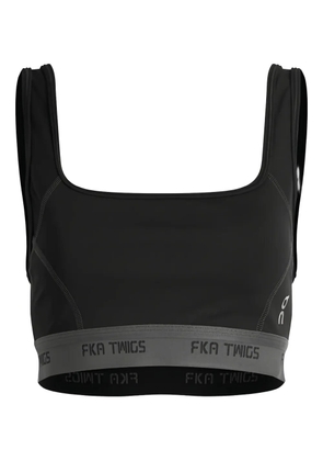 On Running square-neck sports bra - Black