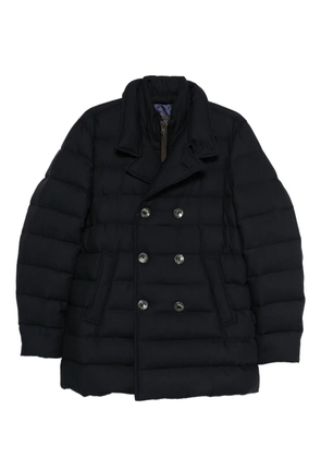 Herno quilted double-breasted jacket - Blue