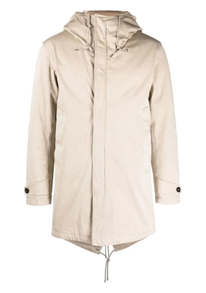Ten C Core quilted duck-down parka - Neutrals