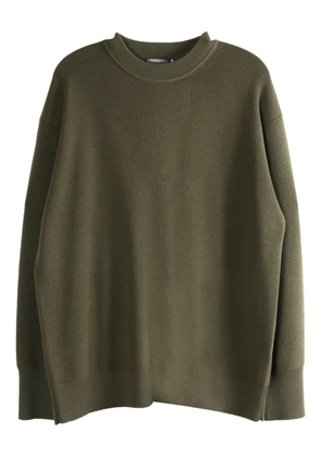 Margaret Howell ribbed crew-neck sweater - Green