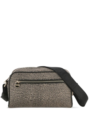 Borbonese Hexagona crossbody bag - Neutrals