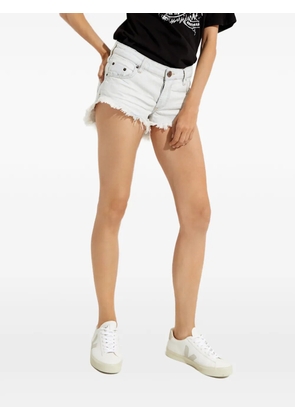 One Teaspoon frayed shorts - Blue