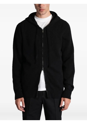 Roberto Collina zip-up hoodie - Black