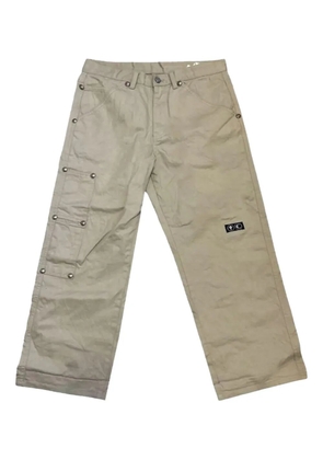 THUG CLUB straight-leg trousers - Neutrals