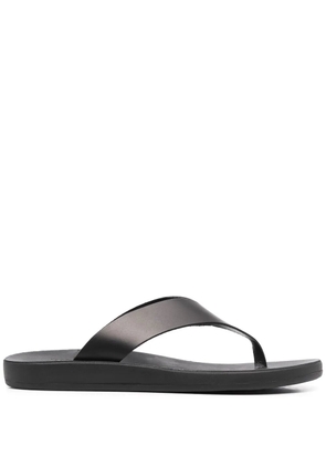 Ancient Greek Sandals Charys Comfort leather flip-flops - Black