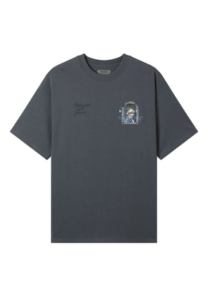 Musium Div. face-print T-shirt - Grey