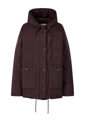 TOMBOY piping-detail puffer jacket - Red