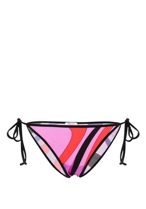 PUCCI Marmo-print bikini bottoms - Purple