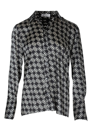 SANDRO chain-print shirt - Black