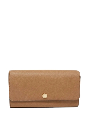 Michael Kors saffiano leather wallet - Brown