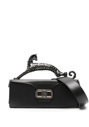 Lanvin medium Pencil Cat sculpted-handle leather bag - Black