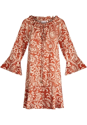 LIU JO printed twill dress - Orange