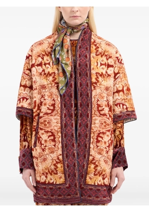 Pierre-Louis Mascia geometric-pattern silk scarf - Neutrals