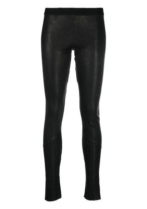 Isaac Sellam Experience low-rise leather leggings - Black