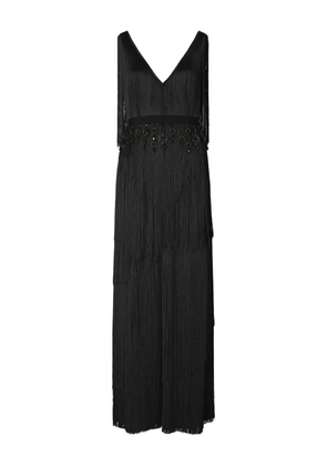 Tory Burch fringed maxi dress - Black