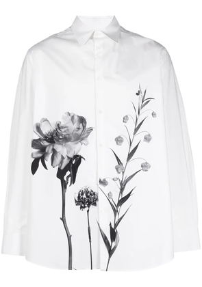 Valentino Garavani floral motif shirt - White