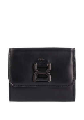Chloé small Marcie tri-fold leather wallet - Black