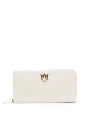 PINKO Ryder leather wallet - White